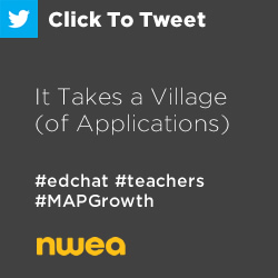 Tweet:它需要村落网站#edchat#MAPGrowth
