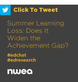 推文：夏季学习损失：它会扩大成就差距吗？https://ctt.ac/160dy+ #edchat #edresearch