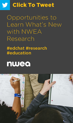 推文：学习新事物的机会NWEA Research https://ctt.ec/az819+ #edchat #education #education＃research