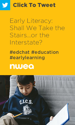 Tweet:早期读写能力:我们应该搭建楼梯.或州际公路吗?https://ctt.ec/B5g2d+ #edchat #education #earlylearning